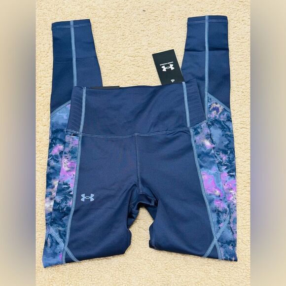 NWT Under Armour Train CW Full Length High Rise Compression Grey Leggings Sz XS - Picture 9 of 14